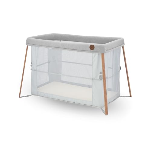 Maxi Cosi Iris 2 in 1 Culla da Campeggio Neonato, 0 3 anni, fino a 15 kg, Lettino da Viaggio Compatto, 2 Posizioni di Riposo, Leggero, Materassino in Schiuma, Borsa da Viaggio, colore Essential Grey : Maxi Cosi: Prima infanzia