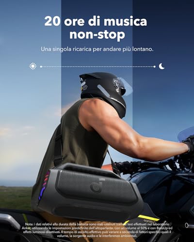 soundcore Bluetooth ricarica riproduzione personalizzata