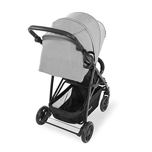 hauck Passeggino Rapid 4R Plus   Passeggino Leggero 25 kg Portata   Passeggino Pieghevole Veloce con Cappotta XL UPF 50     Passeggino Compatto, Reclinabile con Portabibite   Grande Cesto   Grigio : Prima infanzia