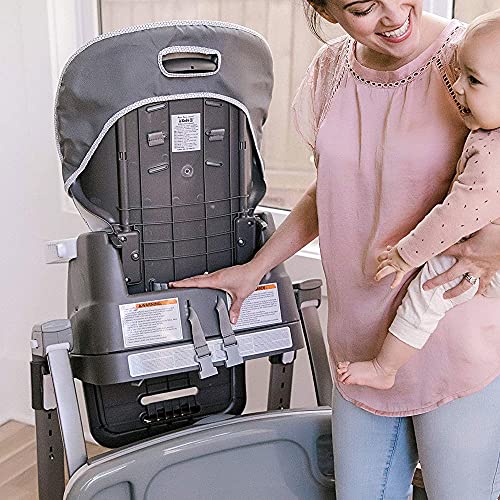 Ingenuity SmartServe 4 in 1 seggiolone con vassoio girevole   Connolly   Seggiolone, seggiolino per bambini e booster : Prima infanzia