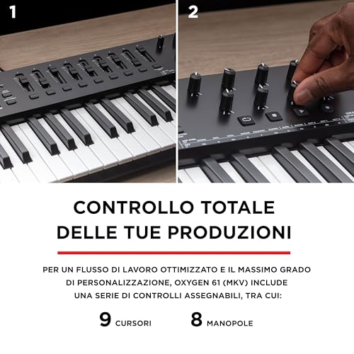 M Audio Oxygen 61 MKV Arpeggiatore