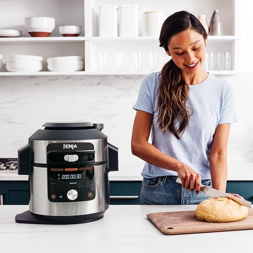 Ninja Foodi MAX Multicooker, Coperchio SmartLid, 12 Funzioni, Cottura Intelligente, 7.5L, Pentola a Pressione, Friggitrice ad Aria, Cottura a Vapore, Lenta, Acciaio Inox, OL650EU : Amazon.it: Videogiochi