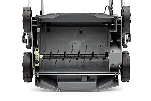 IKRA 80201020 scarificatore arieggiatore Elettrico IEVL 1840, Cesto di Raccolta 55l, Larghezza 40cm, profondità di Lavoro Regolabile, 1800 W, 230 V, Griggio/Rosso : Amazon.it: Giardino e giardinaggio