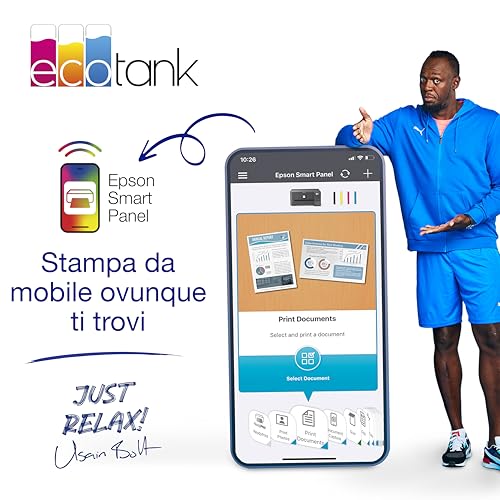 EPSON EcoTank ET 5170 stampante Multifunzione A4 (stampa, copia, scansione, Fax) USB, Wi Fi, Wi Fi Direct, Ethernet, display LCD 6,1 cm, ADF, serbatoi flaconi alta capacità, Smart Panel, fronte/retro : Amazon.it: Informatica