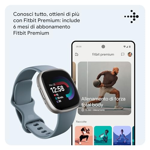 Fitbit Versa Smartwatch Unisex Adulto Grigio