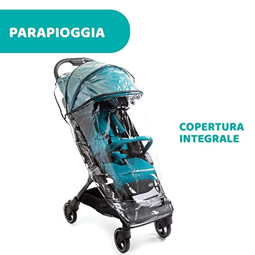 Chicco We Passeggino Leggero E Compatto Da 0 M A 22 Kg, Reclinabile, Misura Bagaglio a mano, Da portare in aereo, Passeggino da Viaggio, Chiusura Facile ad Una Mano, Capotte E Parapioggia, Azzurro : Prima infanzia