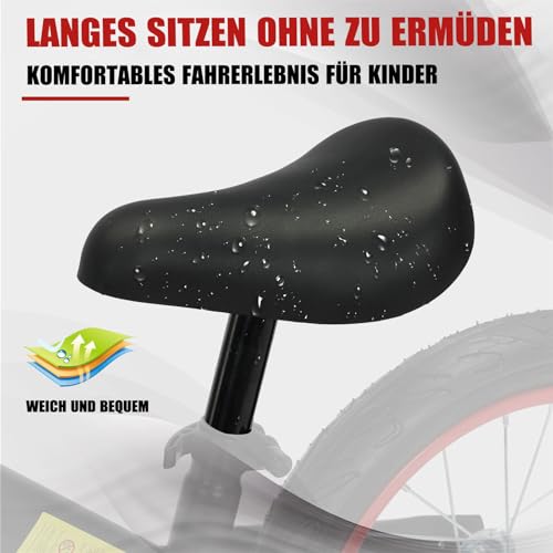 Balance Bike Per Bambini (Da 3 Anni A 45 Kg), Telaio In Acciaio Al Carbonio, 16 Pollici, Manubrio E Sellino Regolabili, Balance Bike Da Esterno Per Ragazzi E Ragazze : Giochi e giocattoli