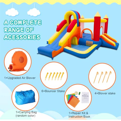 Umbalir Castello gonfiabile QCHT : Amazon.it: Giochi e giocattoli