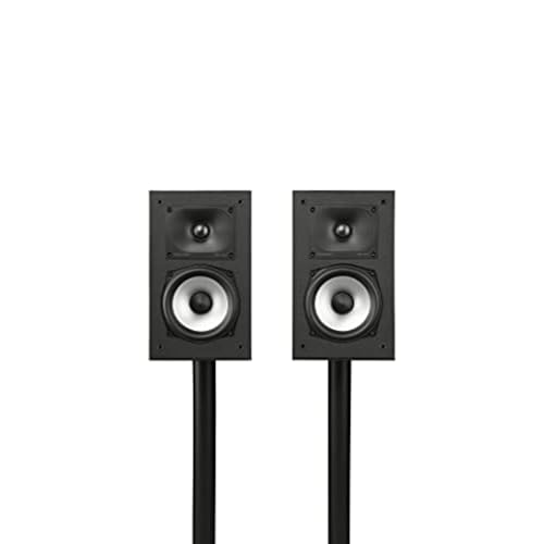 Polk Audio Monitor XT15   Coppia di Diffusori da Libreria o Surround, Certificato Audio, Compatibile con Dolby Atmos e Dts: X, Tweeter In Terilene da 1
