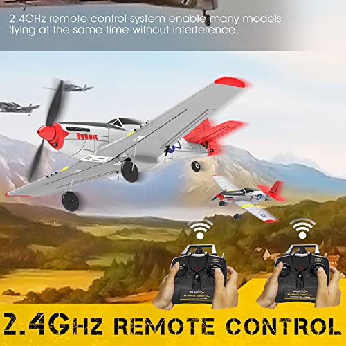 VOLANTEXRC P51d Mustang 4 Canali 2,4 Ghz RC Plane RTF, Aereo Radiocomandato Per Principianti, Aerei RC Per Adulti E Bambini, Semplice E Pronto Per Volare : Amazon.it: Giochi e giocattoli
