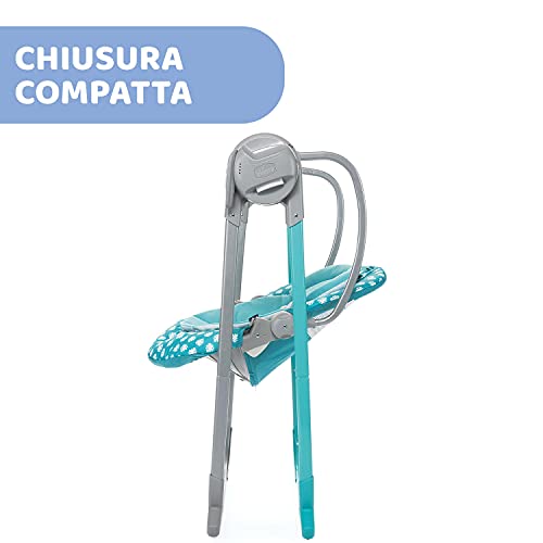 Chicco Polly Swing Up Altalena Elettrica Neonato da 0 Mesi a 9 Kg, Sdraietta Regolabile e Dondolo Automatico, con Vibrazione, Giochi Pendenti, Musiche e Telecomando, Chiusura Compatta, Azzurro : Amazon.it: Giochi e giocattoli
