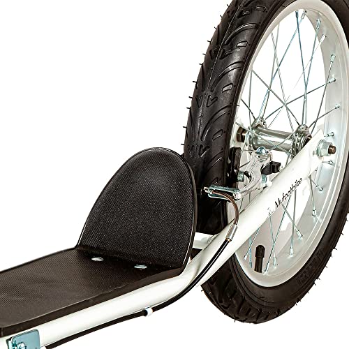 Myfootbike Trip, Monopattino Sportivo Unisex Adulto, White, 20/16" : Sport e tempo libero