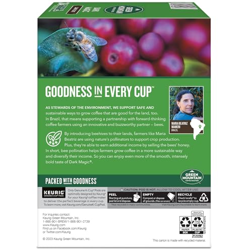 Green Mountain Coffee, Dark Magic (Extra Bold), 96 Count K Cups for Keurig Brewers : Amazon.it: Alimentari e cura della casa