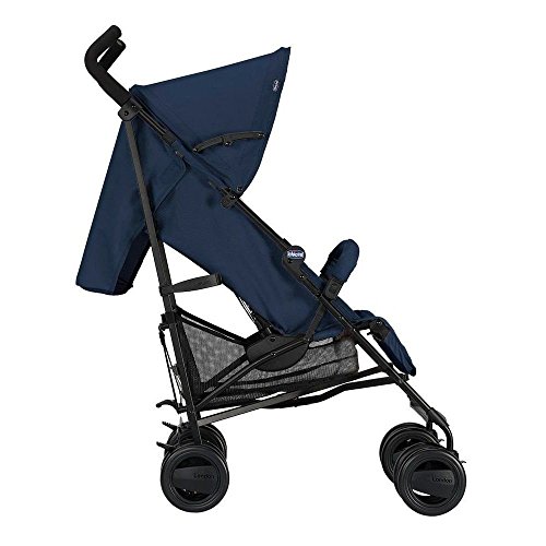Chicco London Up Passeggino Leggero Pieghevole da 0 Mesi a 15 kg (portata max 18 kg), Passeggino Reclinabile e Compatto con Manicotto Paracolpi, Posizione Nanna, Chiusura a Ombrello, Blu : Prima infanzia