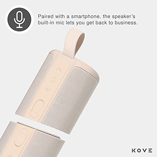 KOVE Commuter 2 Altoparlanti portatili – Altoparlanti Bluetooth sabbia wireless con volume HD più forte, subwoofer bassi profondi, microfono, resistente all'acqua IPX7, perfetto per casa, all'aperto o : Elettronica