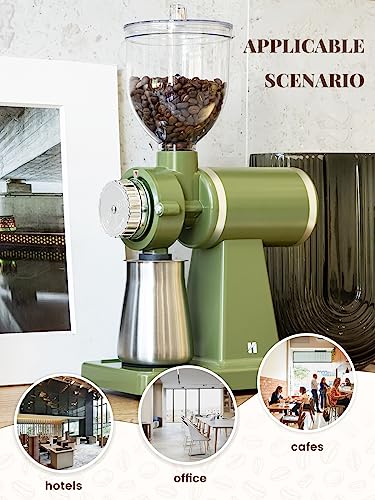 Huanyu Macinino elettrico per chicchi di caffè, 250 g, per uso commerciale e domestico, 200 W, macina automatica per sbavature, smerigliatrice professionale, 8 sottili, impostazioni di macinatura : Amazon.it: Casa e cucina