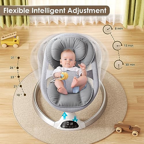 Sdraietta Neonati Elettrica,Aomdom Altalena Neonato Elettrica 0 9 kg 5 Velocità d’oscillazione Sdraietta a Dondolo per Neonati Elettrico telecomando e APP,Materiale sfoderabile Bianco… : Amazon.it: Prima infanzia