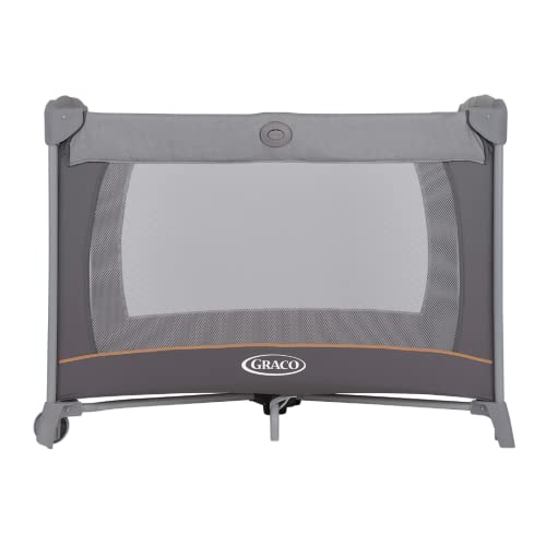 Graco Contour   Lettino da viaggio con culla leggera, pieghevole e compatta, adatta dalla nascita fino a circa 3 anni, Pebble Fashion : Fai da te