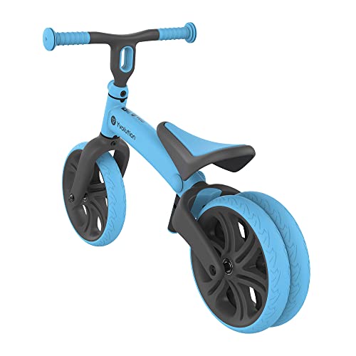 Yvolution 5024450, 5024450 Bici Senza Pedali Junior, Blu, Manubrio e Sedile Regolabili in più Posizioni, Ruote antiforatura da 9 Pollici, Bicicletta Flessibile per Bambini dai 18 Mesi : Giochi e giocattoli
