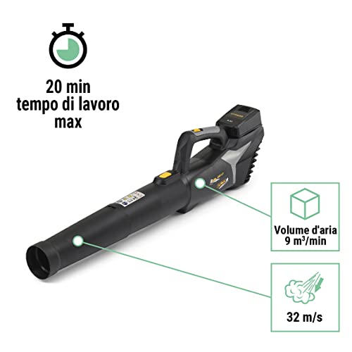 Alpina Soffiatore a Batteria ABL 20 Li Kit, per un Giardino Pulito e in Ordine, Batteria 20V (4 Ah), 280 W,Tubo Rimovibile Salvaspazio, Batteria e Caricabatteria incl. : Amazon.it: Giardino e giardinaggio
