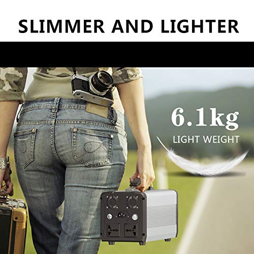 TIM LI Generatore da Esterno da 1000 W Centrale Elettrica ups Portatile/Inverter di Alimentazione con Illuminazione di Emergenza, Presa da 220 V CA 2 DC 4 USB Batteria di Backup da Campeggio : Amazon.it: Giardino e giardinaggio