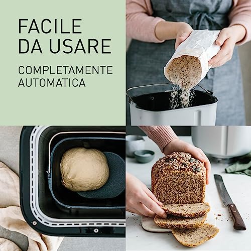Panasonic SD YR2540 Premium Grigio Macchina per il pane completamente automatica, design orizzontale e dispenser per lievito, 32 programmi automatici, due sensori di temperatura, tempo predefinito di : Amazon.it: Casa e cucina