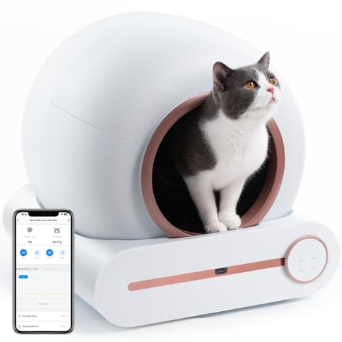 Bamboosang Lettiera Gatto Autopulente: Lettiera Automatica 65L Smart Lettiera Gatto Autopulente con Controllo APP/Protezione di Sicurezza/Rimozione Odori, Toilette per Gatti con Tappeto per Più Gatti : Amazon.it: Prodotti per animali domestici