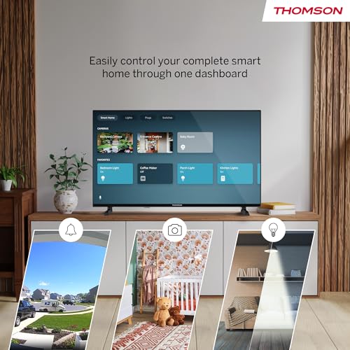 Thomson 32'' (80 cm) HD   LED Fire TV   Controllo vocale Alexa, supporto AirPlay, triplo sintonizzatore, Bluetooth, HDMI, porte USB, AV IN e CI    32HF2S34 2024 : Amazon.it