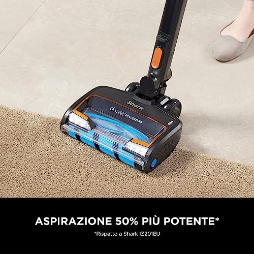 Shark Aspirapolvere Senza Fili DuoClean, Fino a 60 Minuti di Autonomia, Senza Sacco, con Tecnologia Antigroviglio, per Tutti i Tipi di Pavimenti e Tappeti, Anti Allergeni, Nero/Rame, IZ300EU : Amazon.it: Casa e cucina