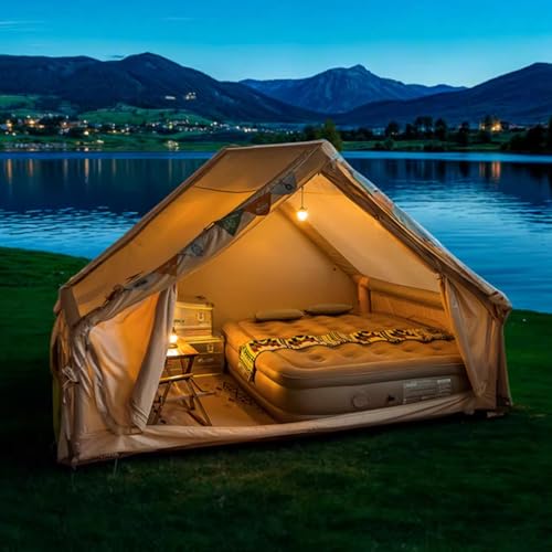 SSLW Tenda da Campeggio con Installazione Istantanea, Tenda Gonfiabile Grande per 2 3 Persone, Tende Familiari per Il Campeggio Allestite in 3 Minuti, Tende per Campeggio, Festival, Cortile : Amazon.it: Sport e tempo libero