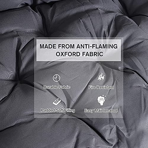 Sedia a dondolo da giardino con cuscini morbidi e spessi e comodi, panca da esterno con schienale, 2 o 3 posti, tappetino di ricambio per mobili da patio, uso interno/esterno : Amazon.it: Giardino e giardinaggio