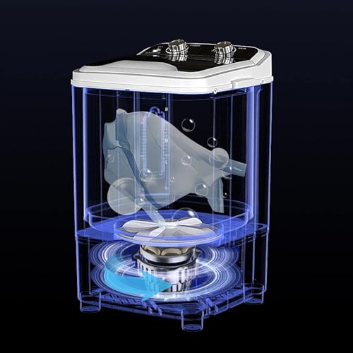MGHRUE Lavatrice Completamente Automatica da 7,5 kg di Grande capacità   Batteriostasi A Luce Blu UV   Perfetta per Roulotte All'aperto, Piccoli Appartamenti E Viaggi : Amazon.it: Grandi elettrodomestici