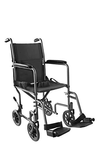 PEPE   Sedia a Rotelle Pieghevole Leggera (Sedia Stretta 38 cm), Sedia a Rotelle Stretta, Sedia a Rotelle da Transito Acciaio, Sedie Rotelle per Anziani Richiudibile, Sedia Rotelle Pieghevole : Amazon.it: Salute e cura della persona