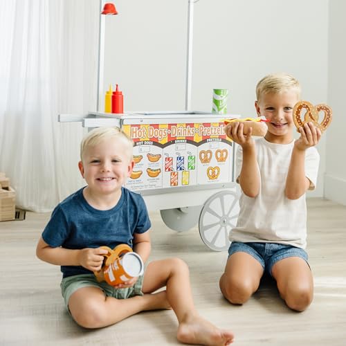 Melissa & Doug Carretto in Legno Snack e Dolciumi, Set da Gioco e Cucina da Gioco per Bambini, 40 Pezzi, 3 , Gioco Montessori, Regalo per Bambini e Bambine : Giochi e giocattoli