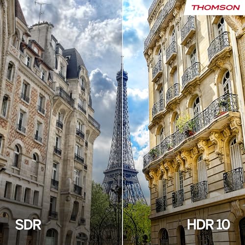 Thomson 32'' (80 cm) HD   LED Fire TV   Controllo vocale Alexa, supporto AirPlay, triplo sintonizzatore, Bluetooth, HDMI, porte USB, AV IN e CI    32HF2S34 2024 : Amazon.it