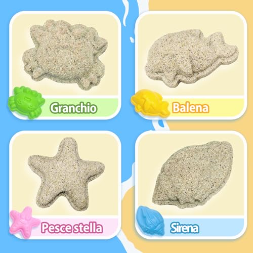 VBACALA Giocattoli Spiaggia Passeggino Rimovibile