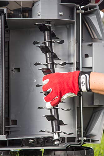 IKRA 80201020 scarificatore arieggiatore Elettrico IEVL 1840, Cesto di Raccolta 55l, Larghezza 40cm, profondità di Lavoro Regolabile, 1800 W, 230 V, Griggio/Rosso : Amazon.it: Giardino e giardinaggio