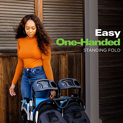 Joovy Kooper X2 Doppio Passeggino, Passeggino Leggero, Pieghevole Compatto con Vassoio, Nero : Amazon.it: Prima infanzia