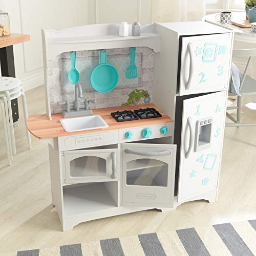 KidKraft Countryside Cucina Giocattolo in Legno Per Bambini con Accessori per Pentole e Frigorifero Magnetico, Giocattolo per Bambini 3  Anni, 53424 : Giochi e giocattoli