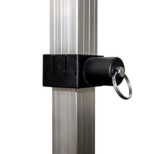 TOOLPORT Gazebo Pieghevole Giardino 3x3m   4 Laterali Alluminio Telo Idrorepellente Padiglione Mercati Sagre Grigio : Amazon.it: Giardino e giardinaggio