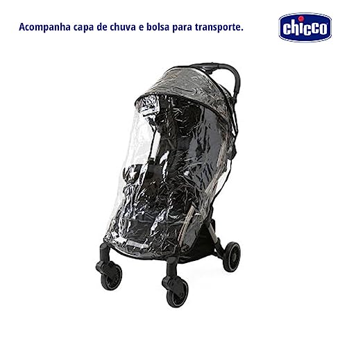 Chicco Cheerio Passeggino Leggero e Compatto da 0 mesi a 15kg (Portata Max 18kg), Passeggino Pieghevole, Posizione Nanna, Chiusura Automatica in 1 Gesto, Capotte Parasole e Parapioggia, Azzurro : Prima infanzia