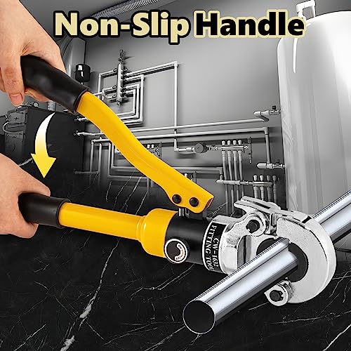 CGOLDENWALL Crimpatrice Idraulica Tubi Multistrato, con Stampi TH16 20 26 32 mm², Uscita 16T, con Testa di Crimpaggio Girevole a 360°, per Tubi in Rame/Alluminio Plastica/Pex/PB : Amazon.it: Fai da te