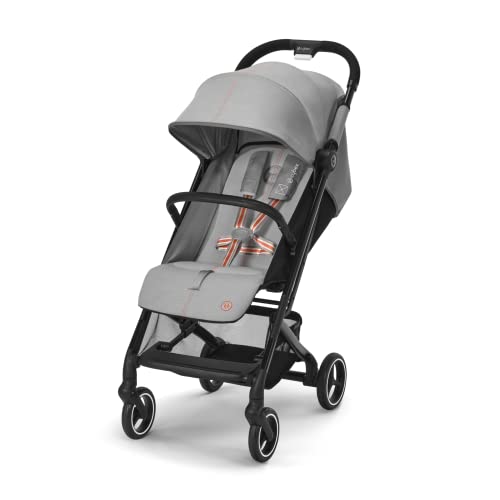 CYBEX Gold Passeggino Beezy con Cintura One Pull, Per Bambini dalla Nascita Fino a 4 Anni (Max. 22 kg), Compatto e Ergonomico, Lava Grey (Grigio) : Prima infanzia