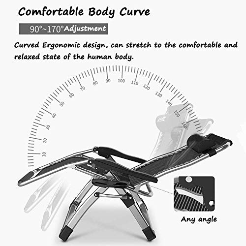 Sedia a dondolo da giardino con cuscini grigi, per spiaggia, campeggio, patio, sdraio reclinabile : Amazon.it: Giardino e giardinaggio