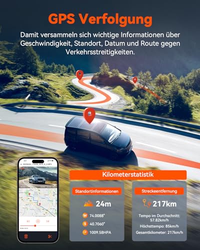 VANTRUE N4 Pro 4K  1080P 1080P 3 Lent STARVIS 2 Sensor Dash Cam, 5GHz WiFi GPS Telecamera per Auto, 3xHDR IR Dashcam Auto, Controllo Vocale 24h. Modalità di Parcheggio Buffer, 3.19” IPS Max 512G : Amazon.it: Elettronica