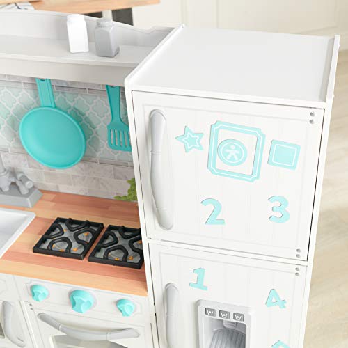 KidKraft Countryside Cucina Giocattolo in Legno Per Bambini con Accessori per Pentole e Frigorifero Magnetico, Giocattolo per Bambini 3  Anni, 53424 : Giochi e giocattoli