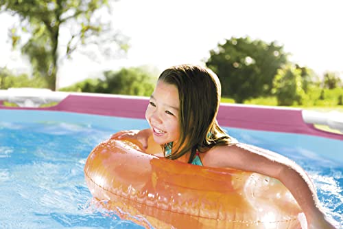 Intex 2.44m x 76cm Pink Metal Frame Pool Set, Set up Size: 2.44m x 76cm (28292NP) : Giardino e giardinaggio
