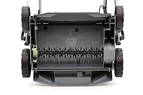 IKRA 80201020 scarificatore arieggiatore Elettrico IEVL 1840, Cesto di Raccolta 55l, Larghezza 40cm, profondità di Lavoro Regolabile, 1800 W, 230 V, Griggio/Rosso : Amazon.it: Giardino e giardinaggio