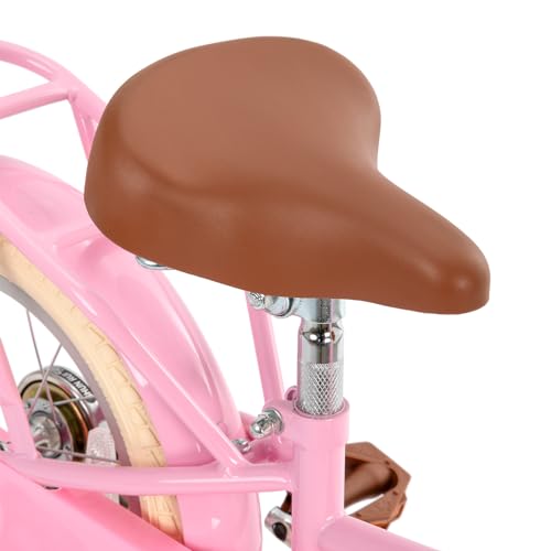 STITCH MANCHI Bicicletta per bambini da 12 pollici con cestino e stabilizzatore, bicicletta per bambine da 3 4 anni, rosa… : Sport e tempo libero