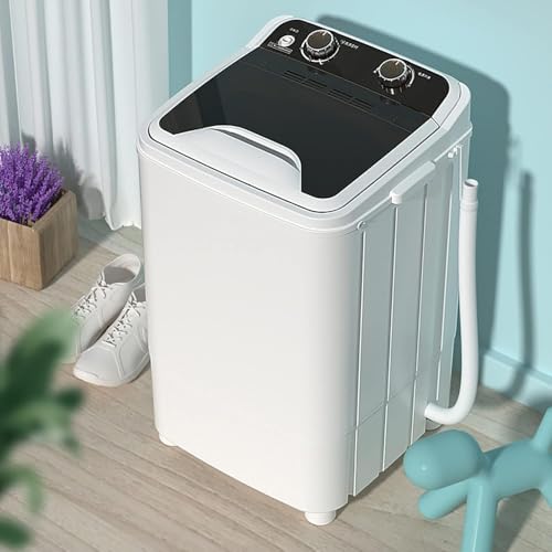 MGHRUE Lavatrice Completamente Automatica da 7,5 kg di Grande capacità   Batteriostasi A Luce Blu UV   Perfetta per Roulotte All'aperto, Piccoli Appartamenti E Viaggi : Amazon.it: Grandi elettrodomestici